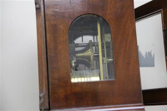 An Edwardian mahogany small bracket clock, 11in.